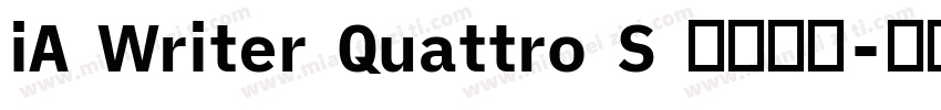 iA Writer Quattro S 字体下载字体转换